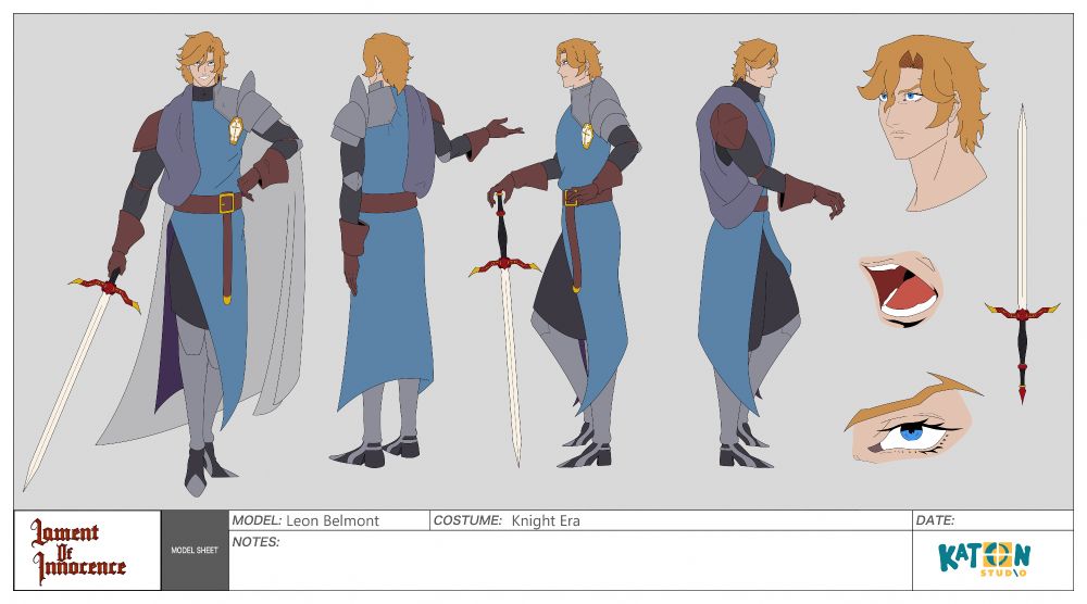 Leon model sheet