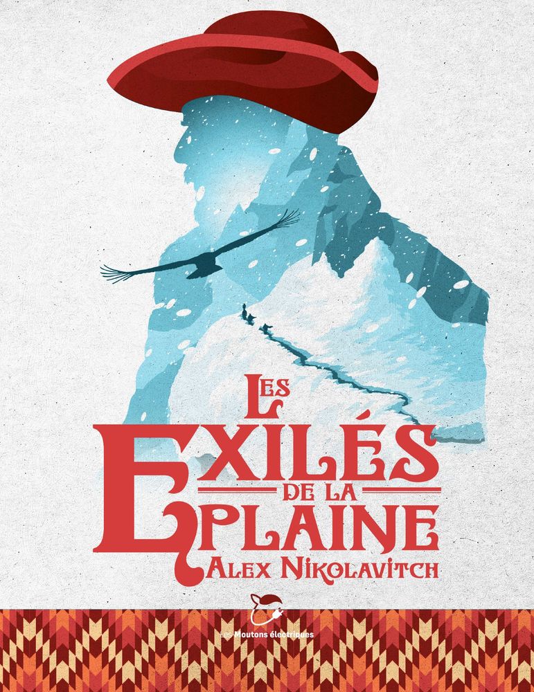 Book cover for the french fantasy novel Les Exilés de la plaine (The Plain's Exiled (?)) by Alex Nikolavitch.