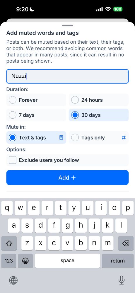 Blocking the therm "Nuzzi"