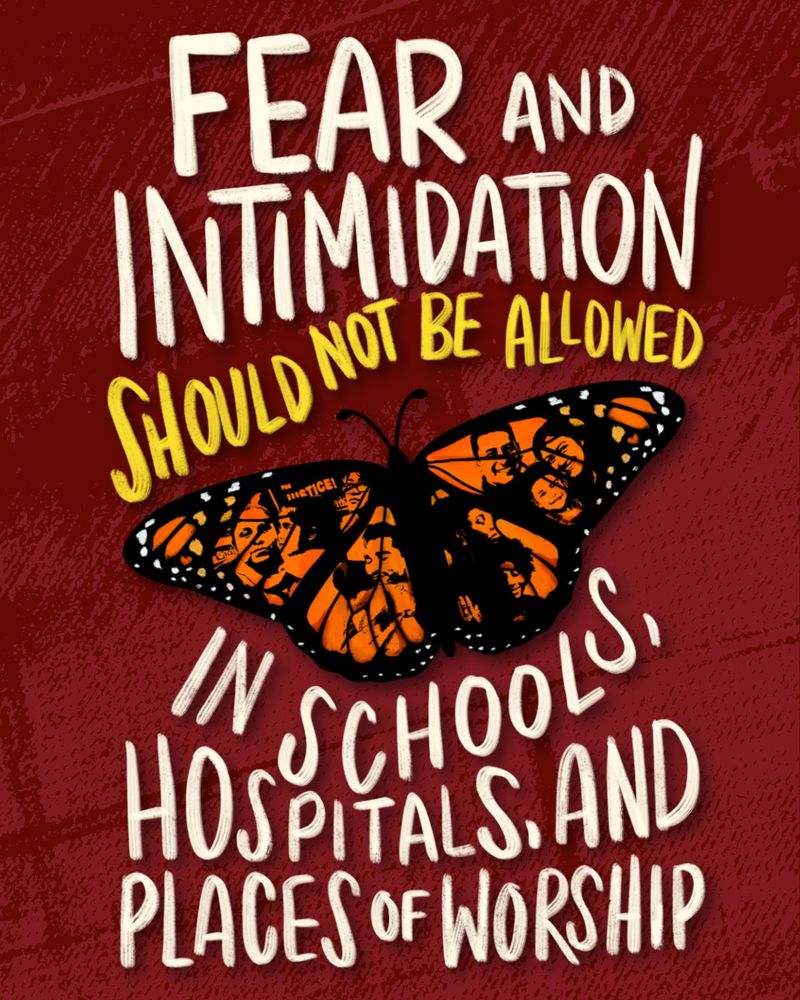 Fear and 
Intimidation 
Should not be allowed 
in schools,
Hospitals, and 
Places of worship