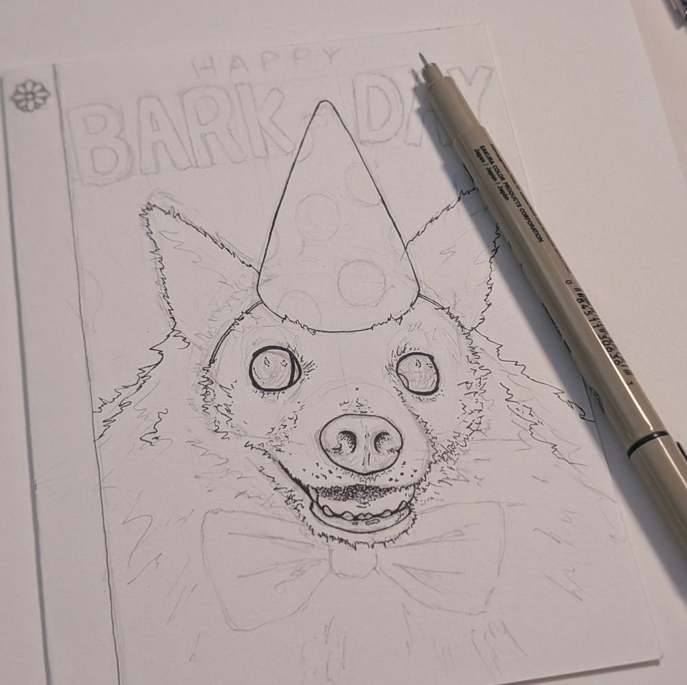 putting ink down