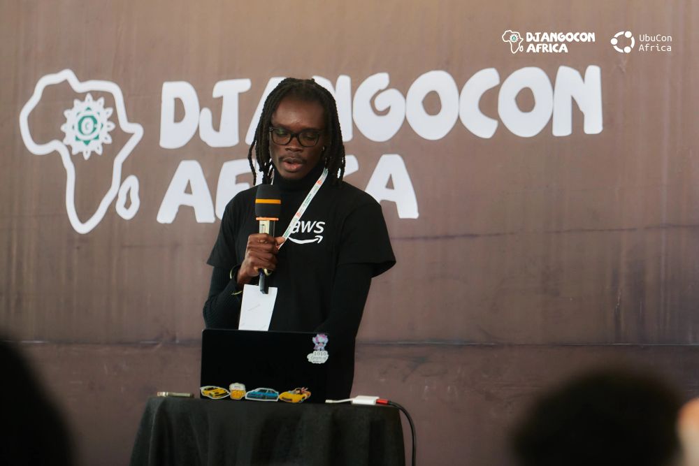 Chris Achinga at #DjangoConAfrica2025 + #UbuConAfrica on: "Django Meets NoSQL: Breaking Up with Relationships, but Keeping the ORM"