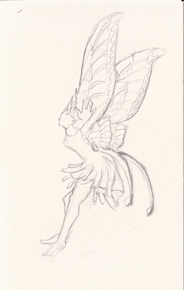 Cassandra, a fairy. Loves to frolic on forest floors, and pretend to be a butterfly. Hates tourists.