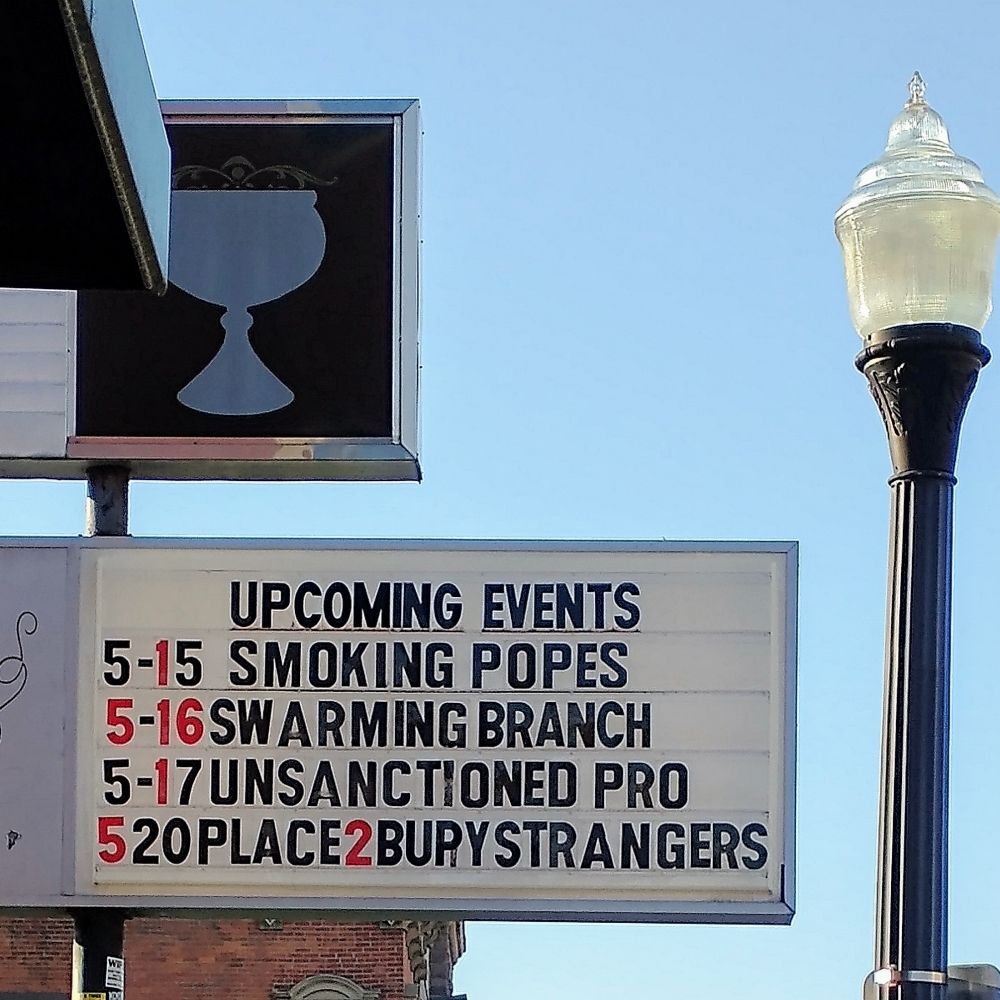 Sign: A Place to Bury Strangers @ Ace of Cups, Columbus, OH