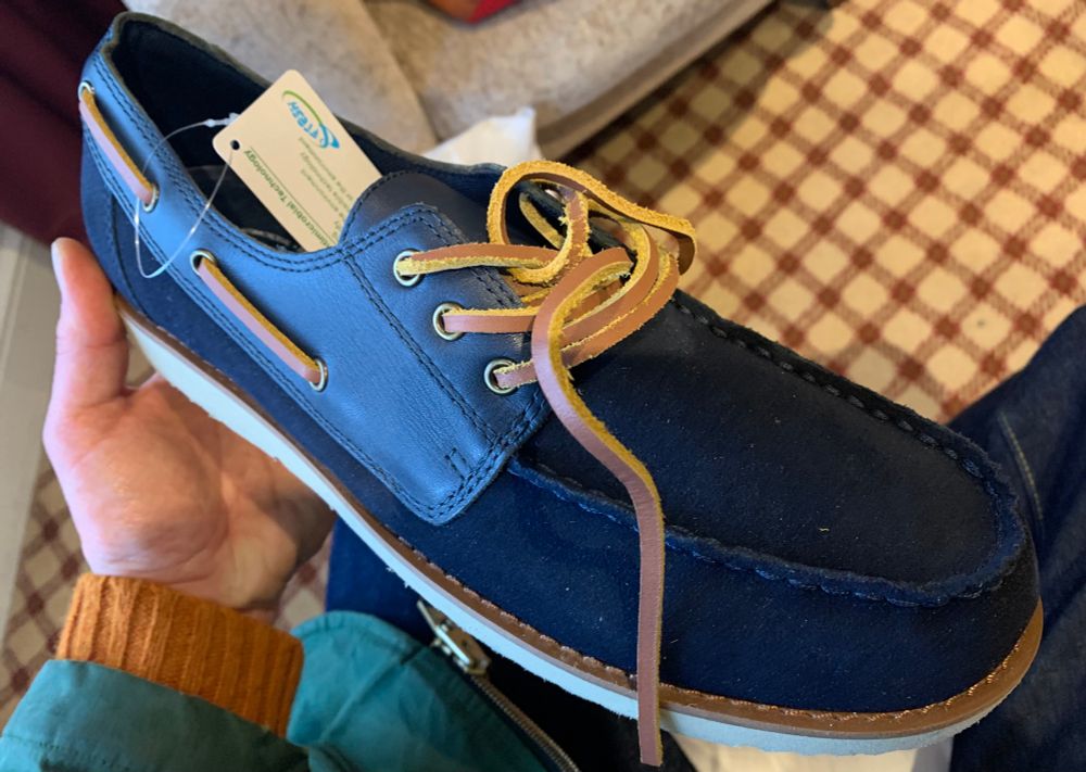 Some possibly horrific boat shoes that I bought for £5. 