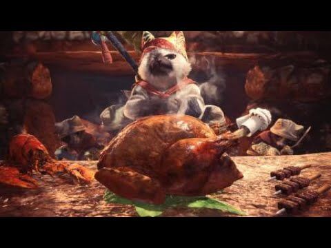Monster Hunter World, Meowscular Chef and his Palico's