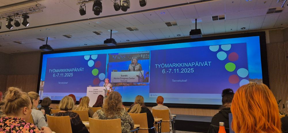 Lava ja tekstit valkokankaalla työmarkkinapäivät