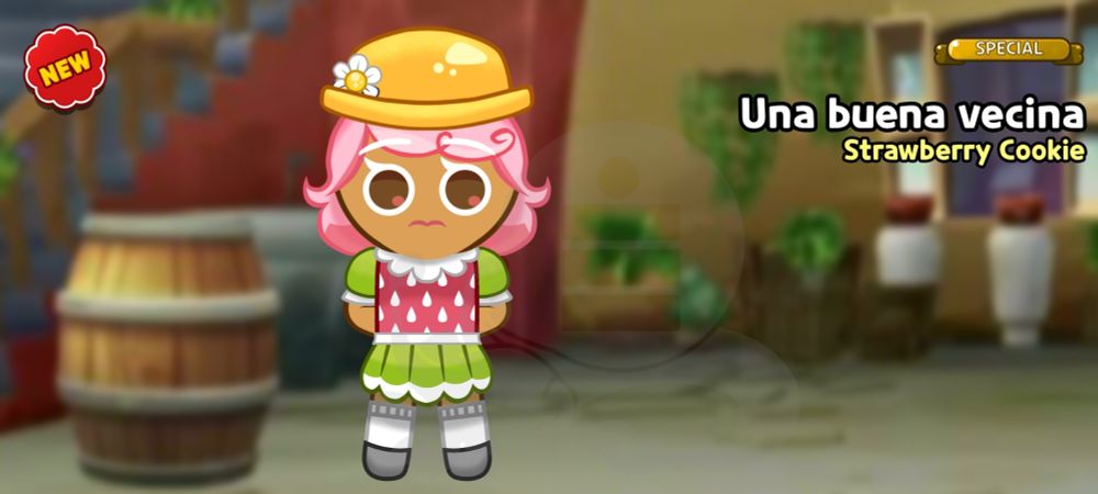 A fanmade cookie special costume screenshot.