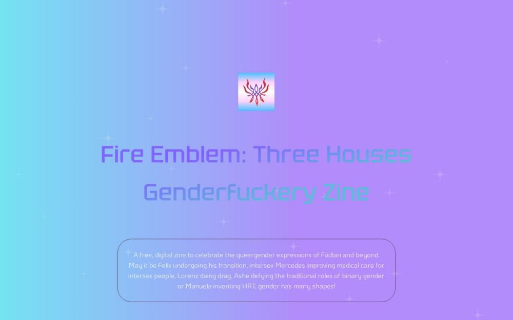 FE3H Genderfuckery Zine