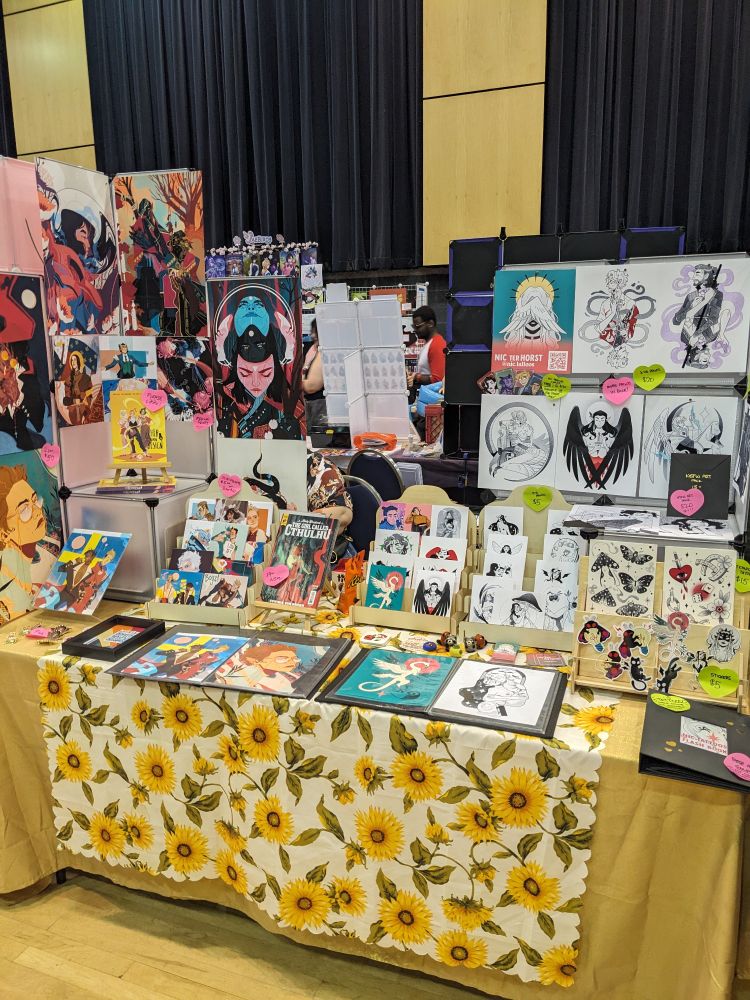 My booth at DashCon!