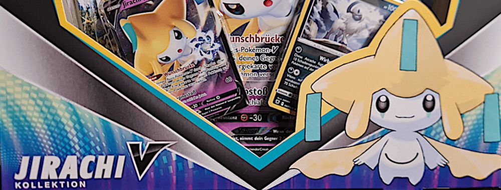 Pokédachi - Jirachi-V-Kollektion in Deutschland gesichtet!