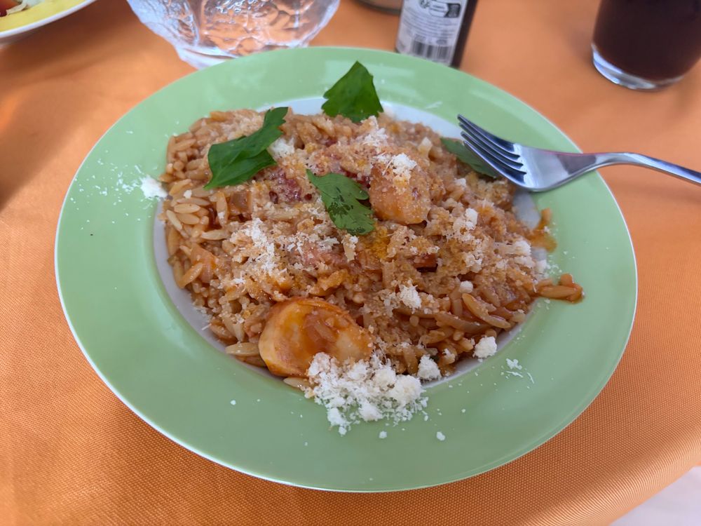 Χταπόδι με κριθαράκι 