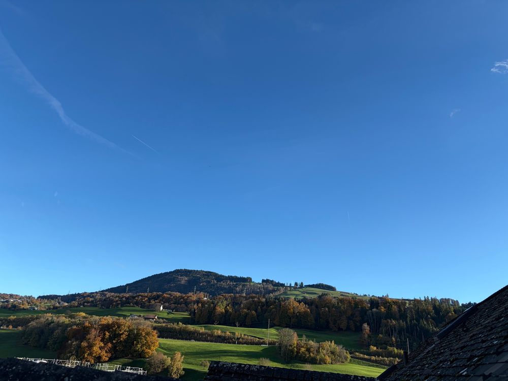 Wollerau, view of the Etzel 