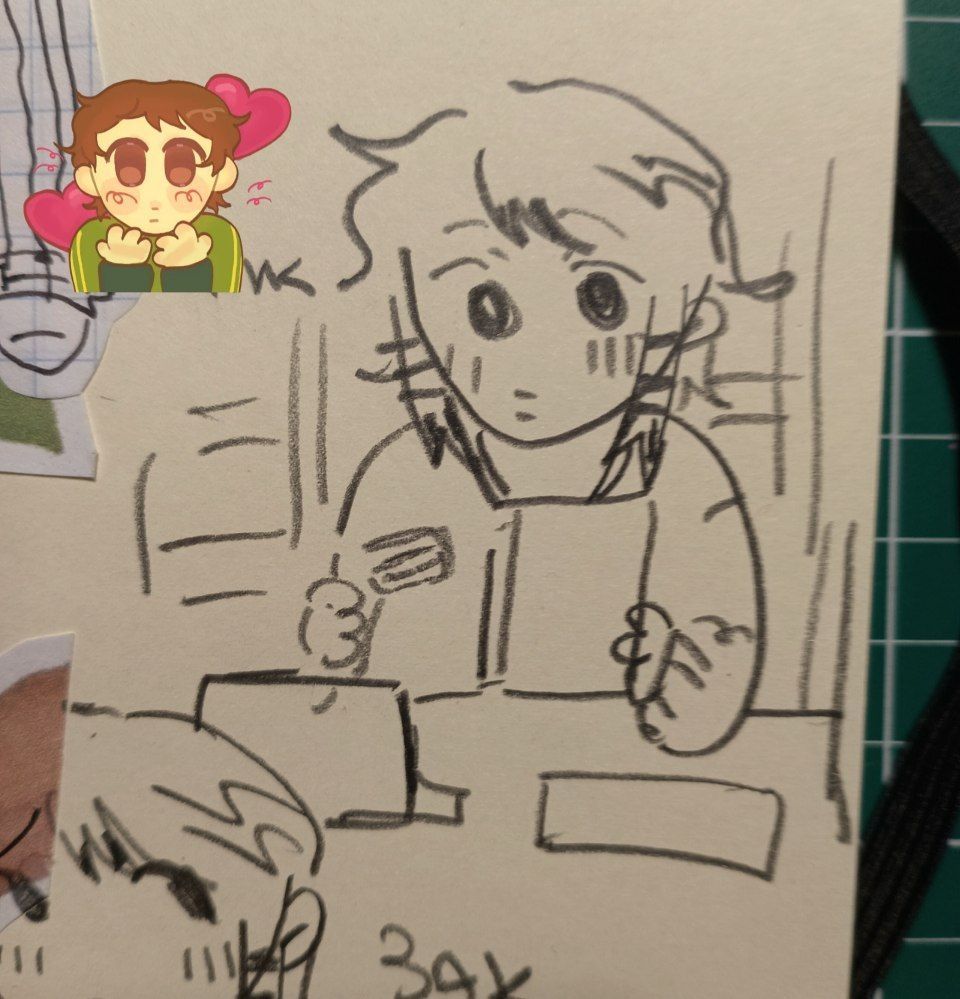 my oc Zack he works in the bookstore