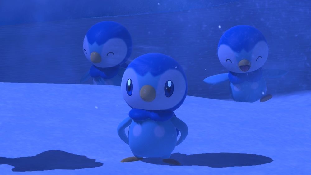 Image from New Pokémon Snap featuring Piplup