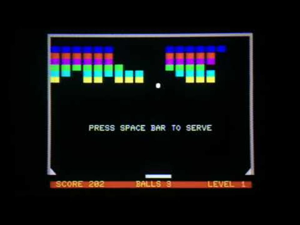 [Gameplay] "Block Out" for the Sharp MZ-700