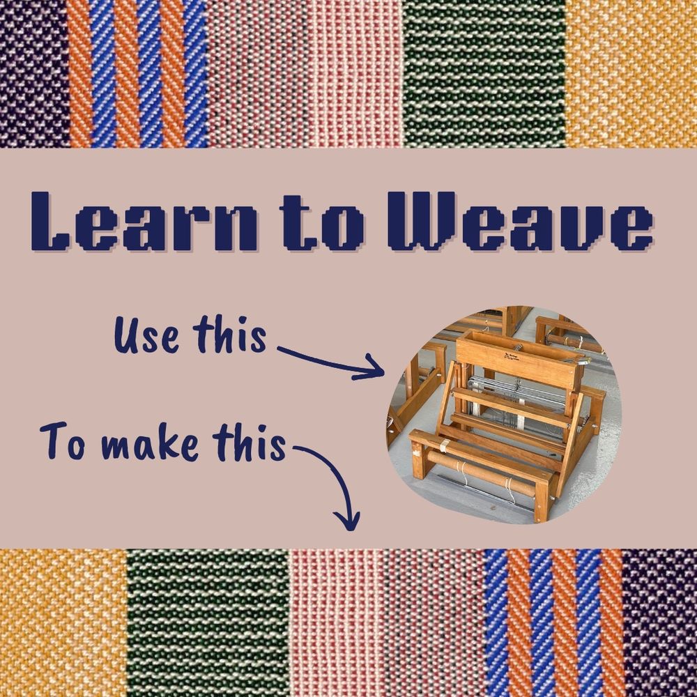 Learn to weave. Use a 4-shaft table loom to make a colorful handwoven sampler with a variety of weave structures. 