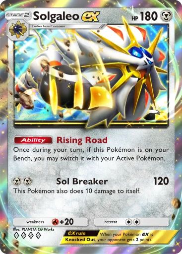 Solgaleo EX from PTCGP
