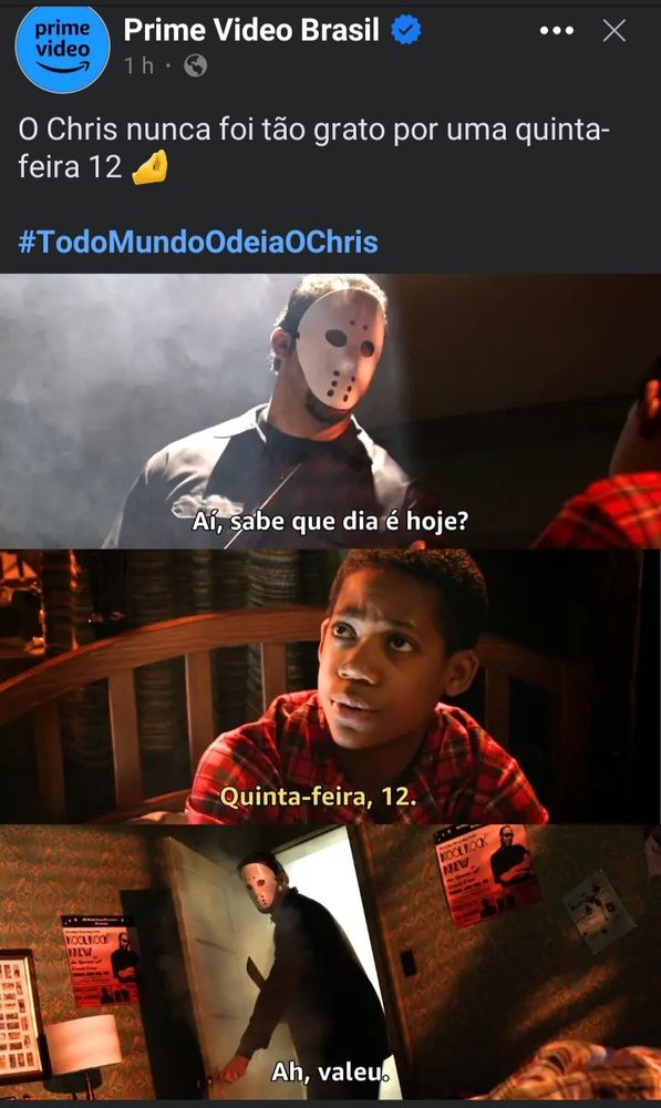 Amanhã é 13 e nem percebi.