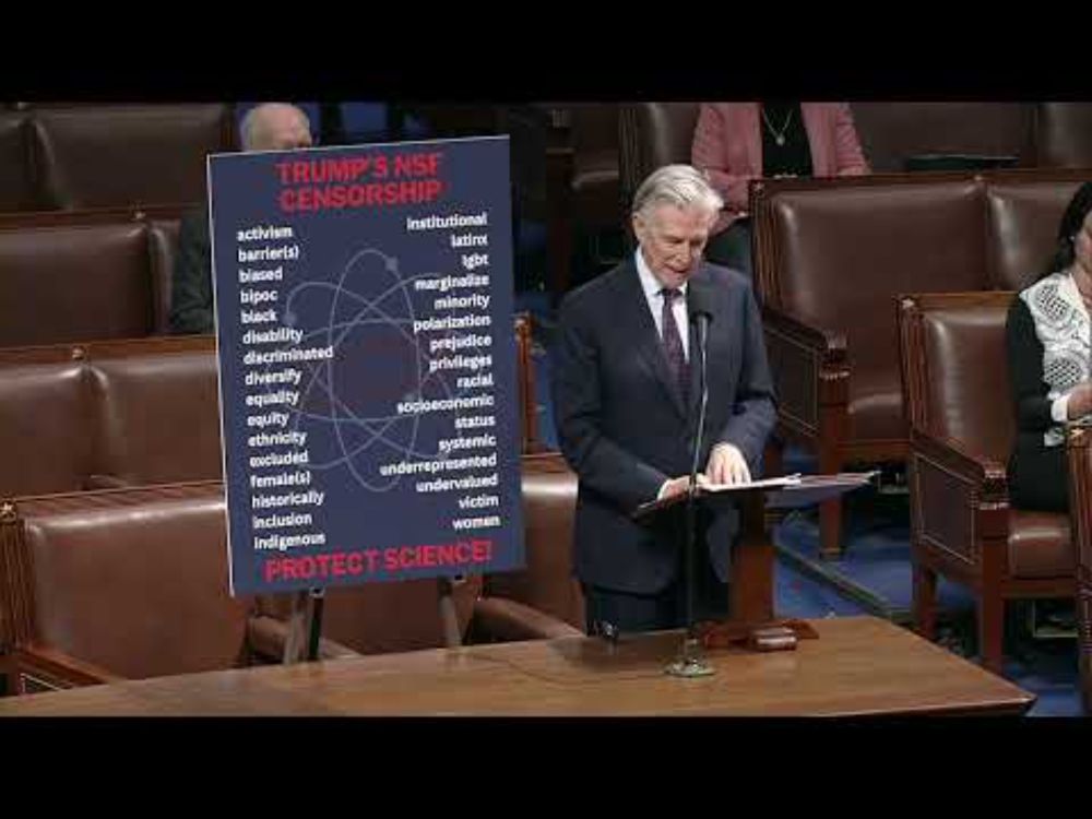 Don Beyer Speaks About Trump's NSF Censorship on the House Floor