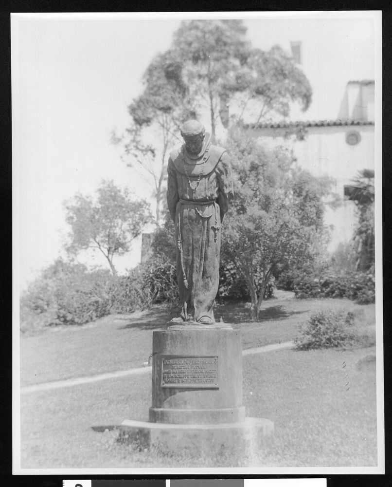 by arthur putnam, in the san diego presidio, 1910ish
