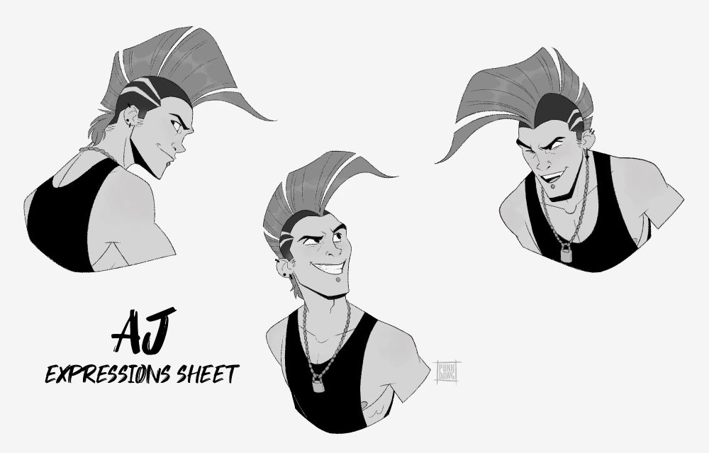 AJ expressions sheet