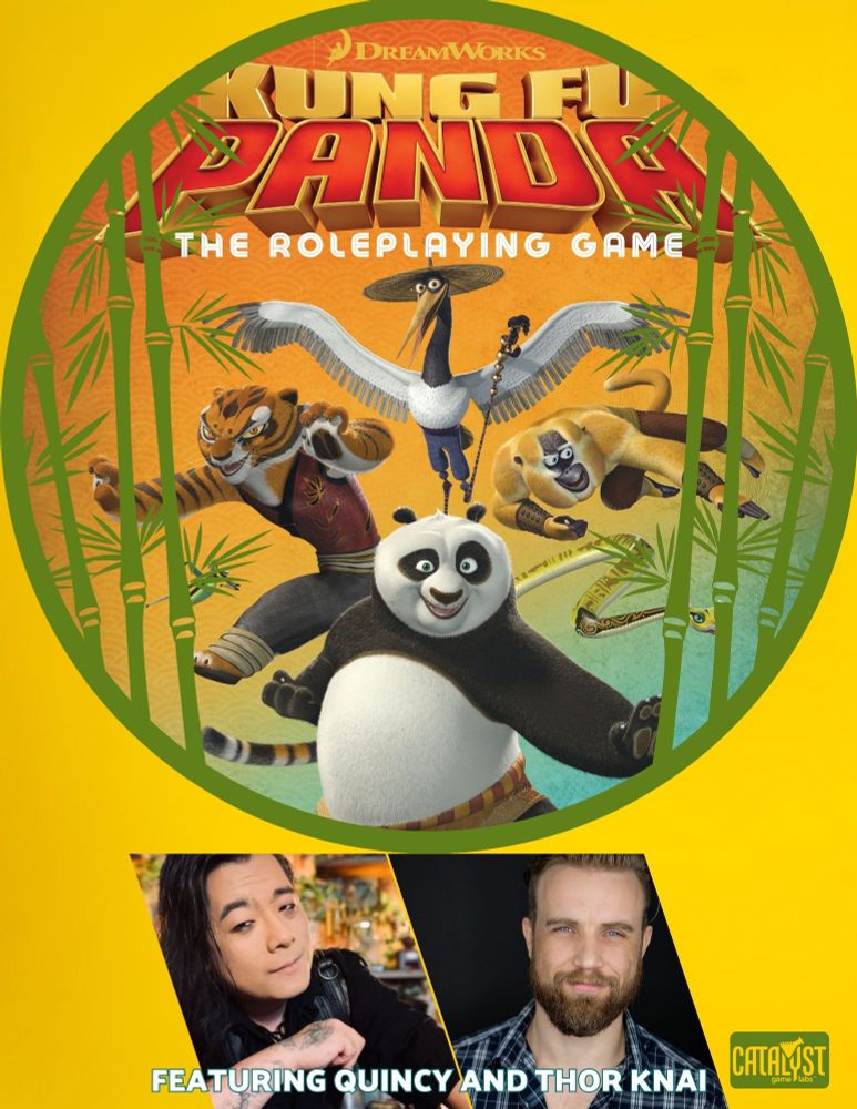 10am-11am: Kung Fu Panda RPG with Jason Hardy, Quincy of Quincy's Tavern, and Thor Knai