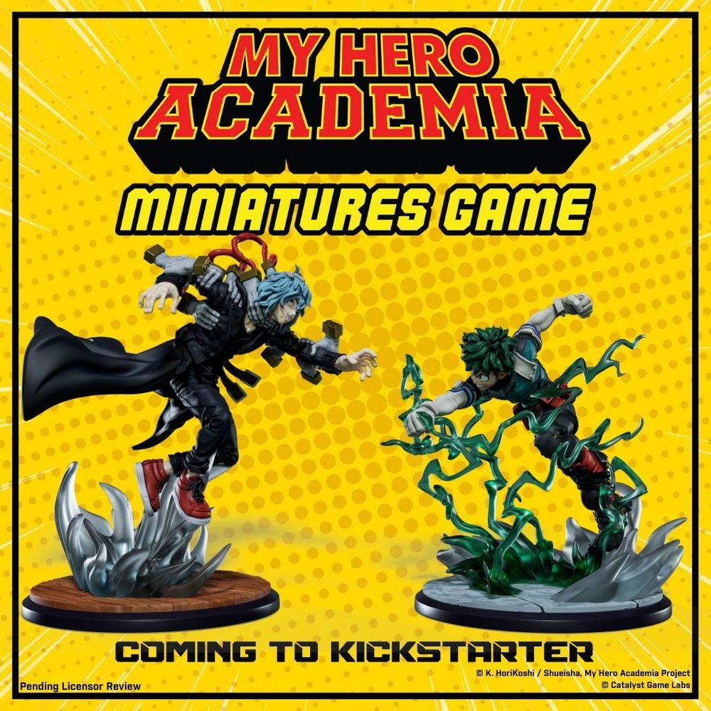 Get signed up for the My Hero Academia Kickstarter by following the link and learning about the game!