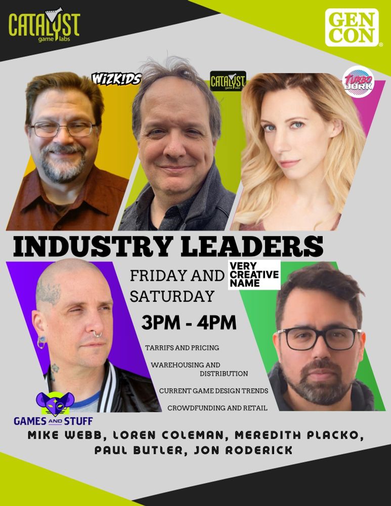 3pm-4pm: Industry Leaders with Loren Coleman, Mike Webb, Jon Roderick, Paul Butler, and Meredith Placko
