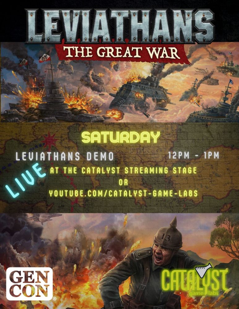 12pm-1pm: Leviathans Demo & Update with Bryn Bills