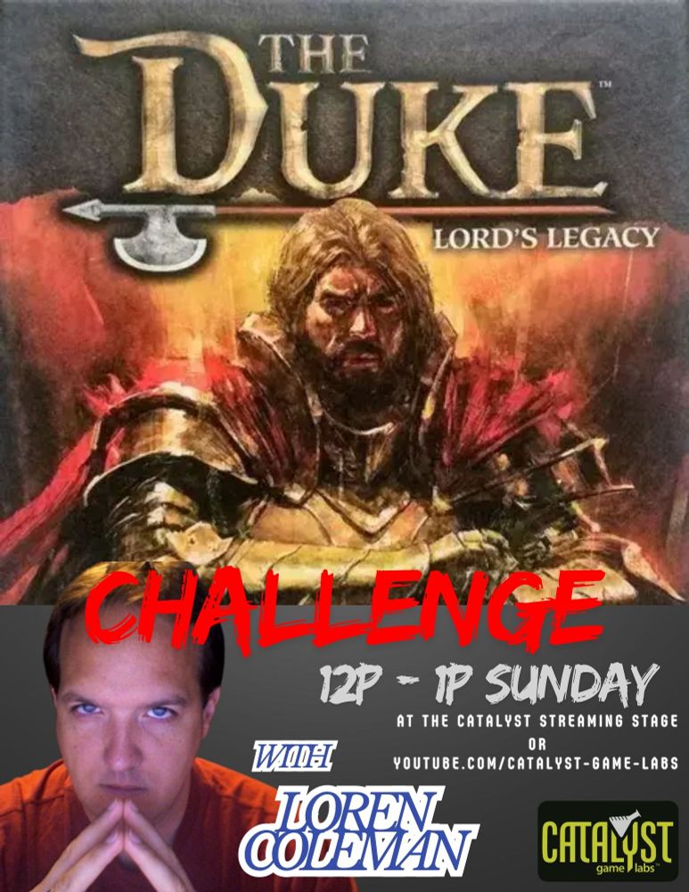 12pm-1pm: The Duke Challenge with Loren Coleman