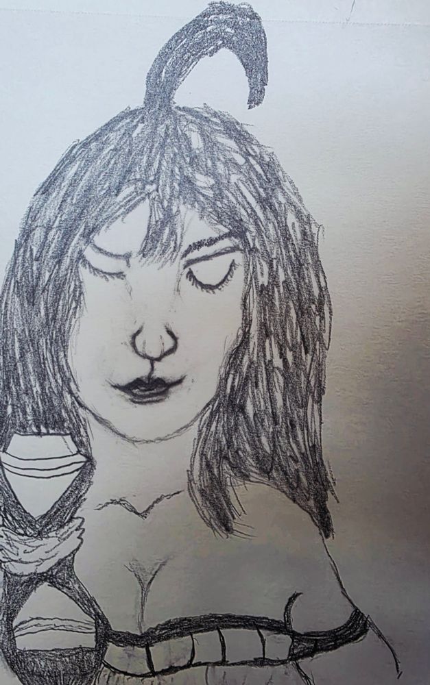 Line art sketch of Nostalgia 