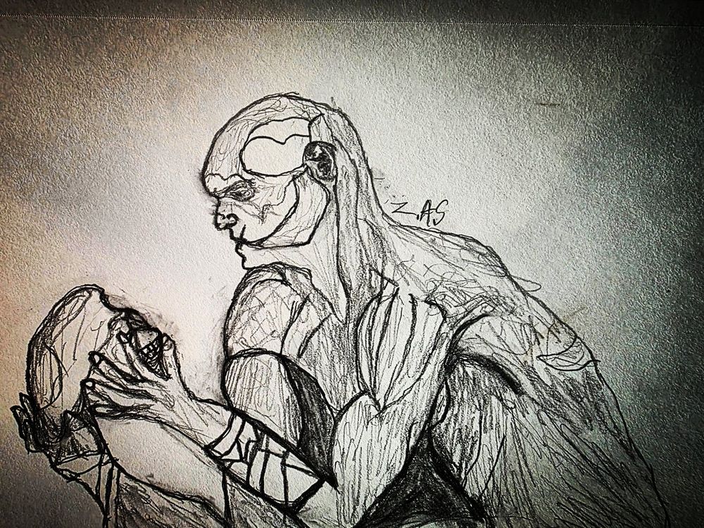 Darker lighting sketch🖤