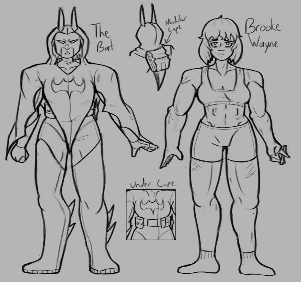 #art of Brooke Wayne, my beautiful batslop