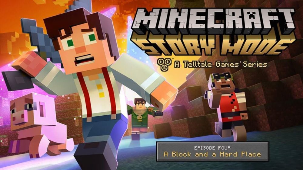 Minecraft: Story Mode - Un bloque y un lugar difícil (Ps4 2015) Primera Temporada - Episodio 4