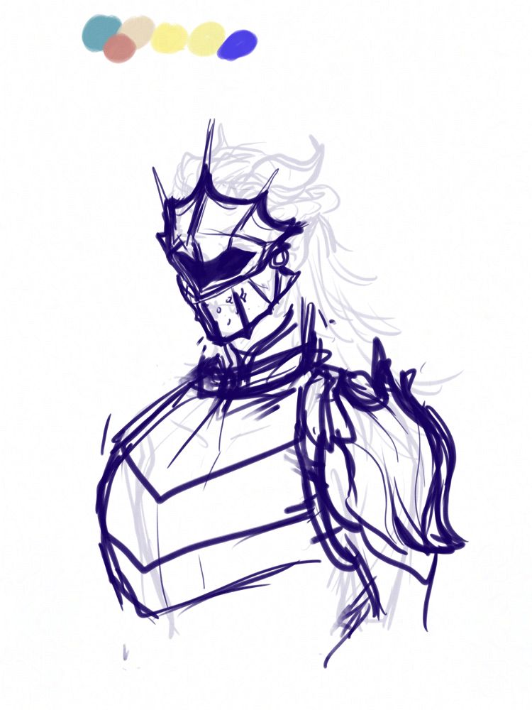a rough/unfinished knight silas concept
