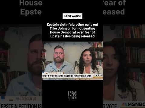 Epstein victim’s brother goes OFF on Mike Johnson