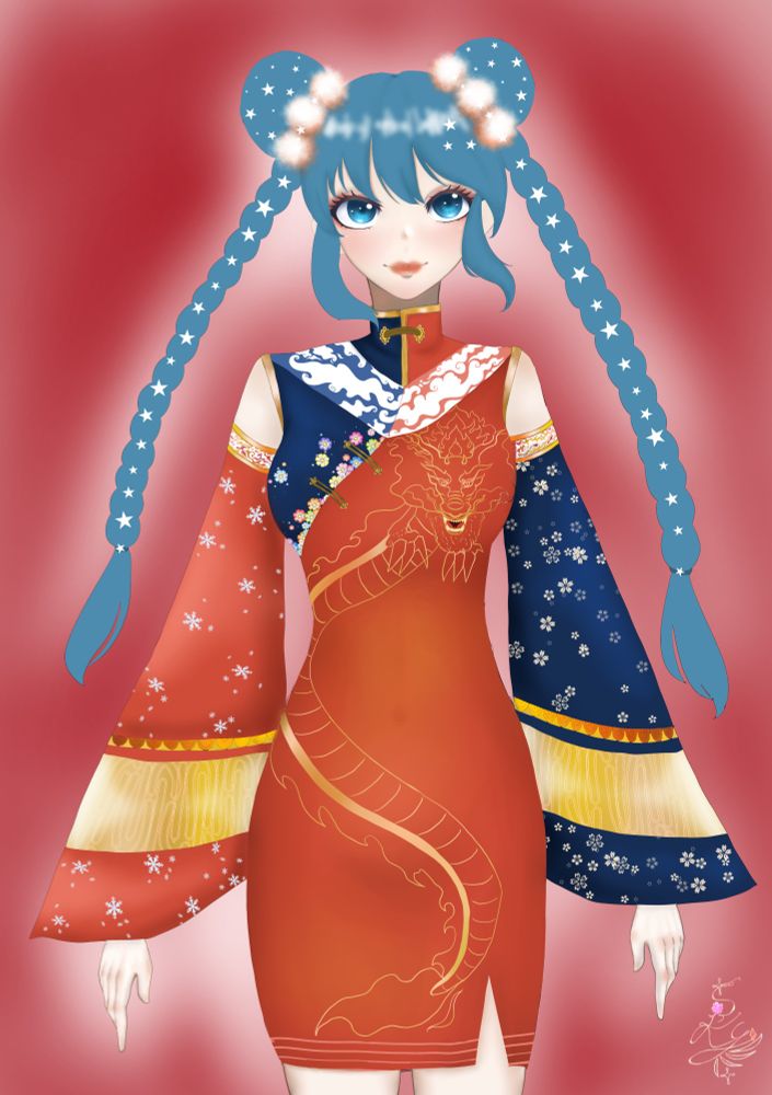 ท่านสกายในชุดตรุษจีนที่ออกแบบชุดอย่างมั่ว...55!