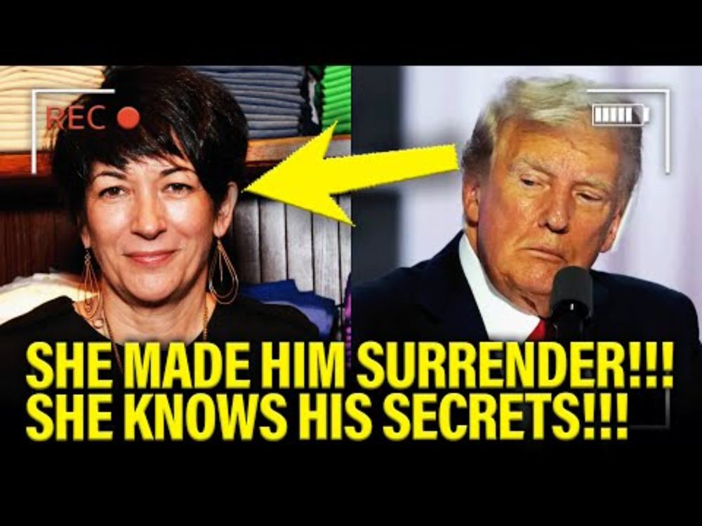 Trump WALKS INTO TRAP set by GHISLAINE and SURRENDERS
