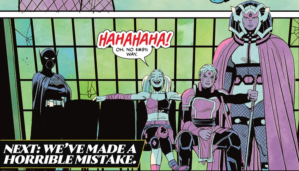 The team hears the plan for the first time 