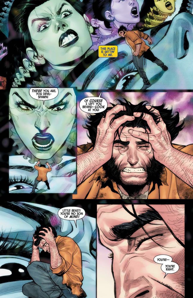 Wolverine is tormented by his mother in Wolverine 12