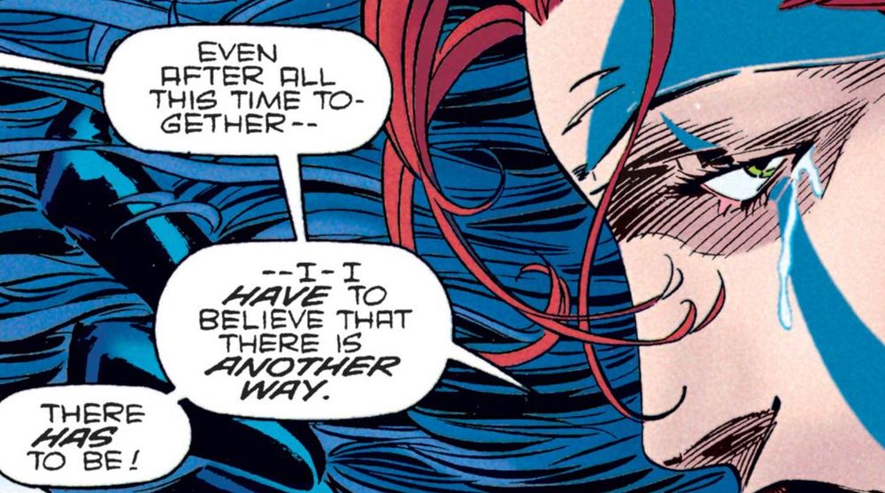 Jean tells Logan revenge isn’t going to save them