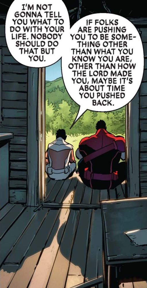 John Wraith tells Colossus it’s time for him to be his own man.