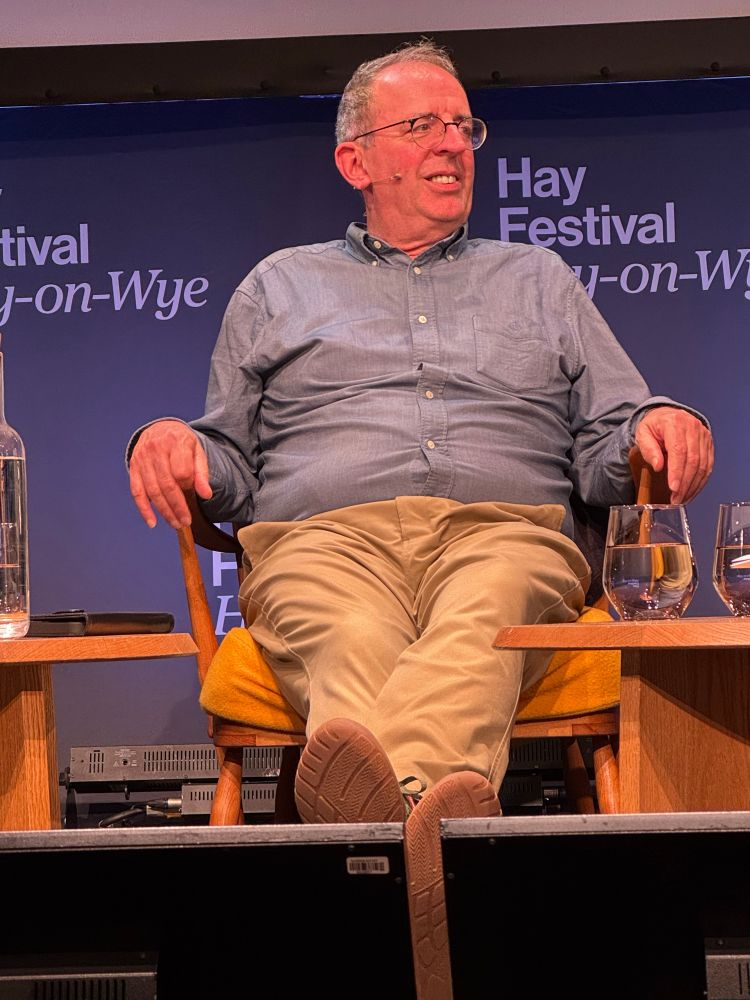 The Rev Richard Coles at the Hay Festival