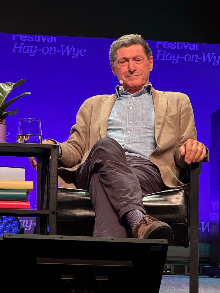 Jon Sopel at the Hay Festival 