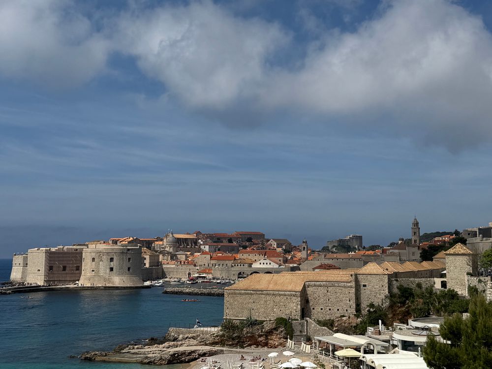 View of the walled city of Dubrovnik, Croatia