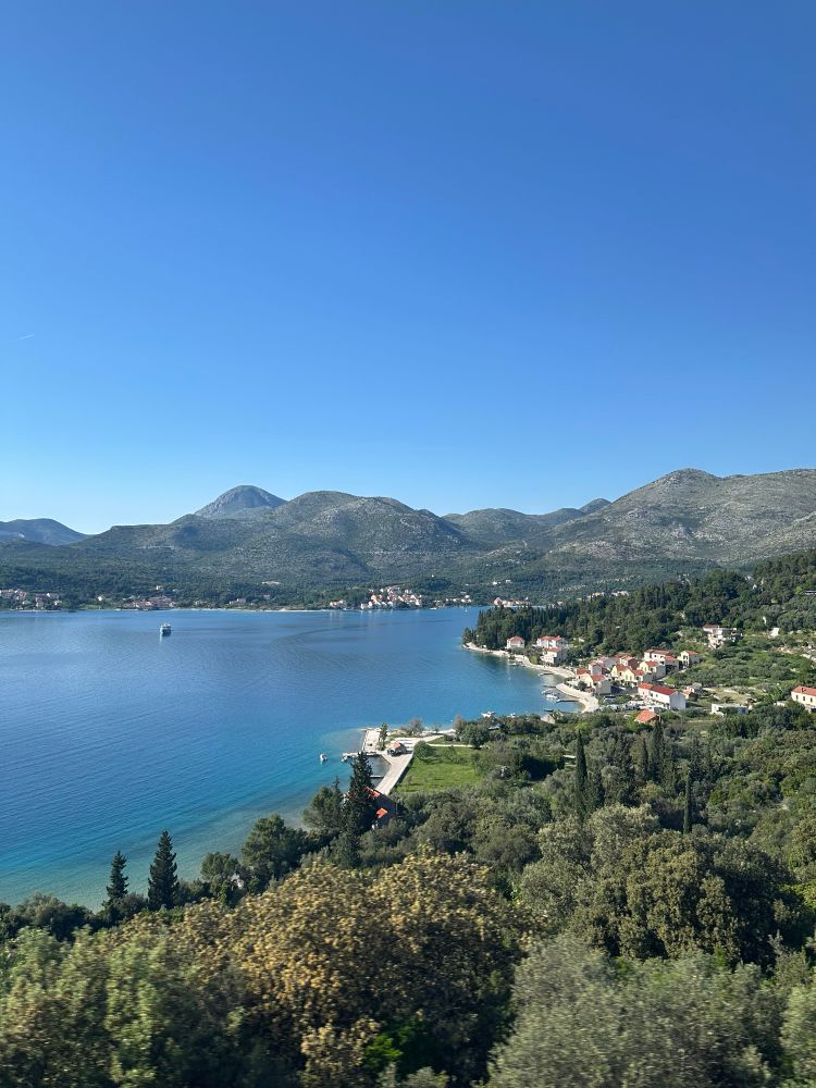 Coastal bay along the Dalmatian Coast in Croatia