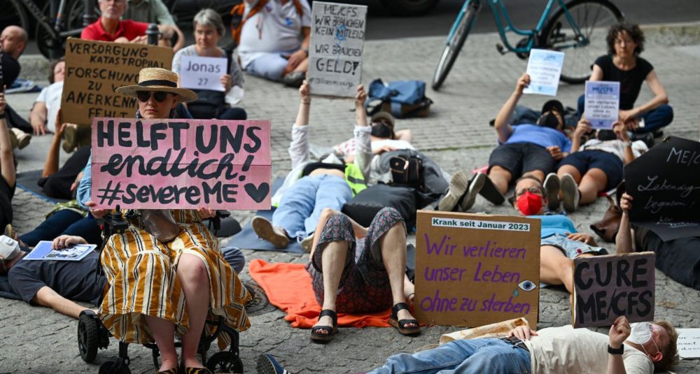 Betroffene machen bei Demo auf ME/CFS aufmerksam