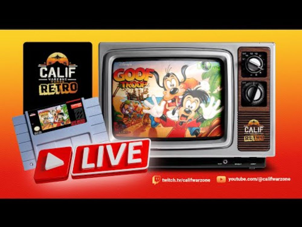 🔴LIVE RETRO | Goof Troop (A TURMA DO PATETA) #retrogaming