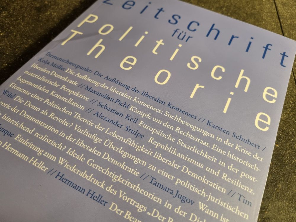 Themenschwerpunkt: Die Auflösung des liberalen Konsens (ZfPT)